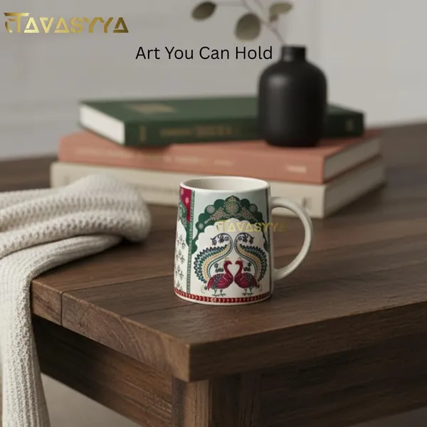 Multicolor_Peacock_Handmade_Ceramic_Coffee_Mug