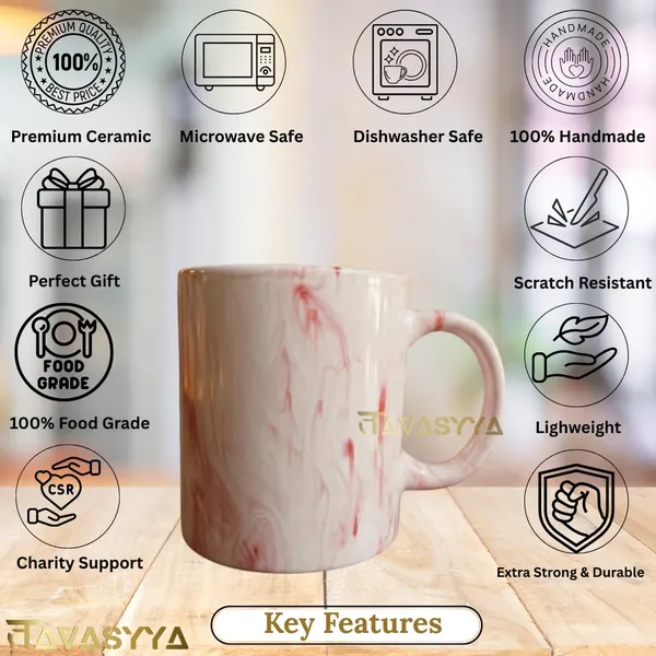 Tavasyya_Set_of_2_Handmade_Ceramic_Mug_350_ml_|_Pink_Marble_Finish_Tea_&_Coffee_Mug_|_Hand-Painted_Stoneware_Cup_for_Milk,_Latte,_Hot_Beverages_|_Large_Daily_Use_Milk_Mug_for_Home,_Office,_Gifting