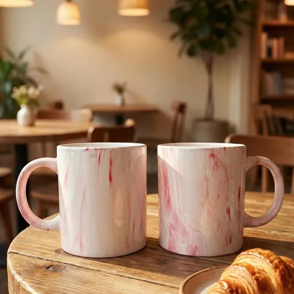 Tavasyya_Set_of_2_Handmade_Ceramic_Mug_350_ml_|_Pink_Marble_Finish_Tea_&_Coffee_Mug_|_Hand-Painted_Stoneware_Cup_for_Milk,_Latte,_Hot_Beverages_|_Large_Daily_Use_Milk_Mug_for_Home,_Office,_Gifting