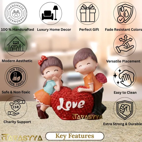 Tavasyya_Red_Heart_Love_Couple_Statue_for_Propose_Day_|_Cute_Romantic_Couple_Showpiece_|_Valentine_Gift_for_Girlfriend_Boyfriend_|_Valentine's_Day_Him_|_Love_Decorative_Home_D�cor