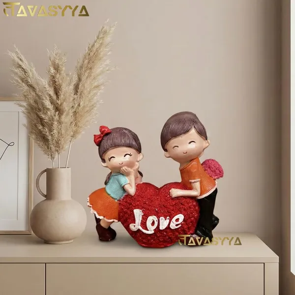 Tavasyya_Red_Heart_Love_Couple_Statue_for_Propose_Day_|_Cute_Romantic_Couple_Showpiece_|_Valentine_Gift_for_Girlfriend_Boyfriend_|_Valentine's_Day_Him_|_Love_Decorative_Home_D�cor