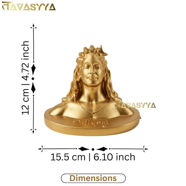 Tavasyya_Adiyogi_Shiva_Idol_Statue_�_Yogeshwar_Mahadev_Bust_in_Premium_Golden_Finish_|_Shiv_Murti_for_Home_Temple,_Meditation_Room_&_Office_Decor_|_Spiritual_Gift_Showpiece_(4.72_Inch)