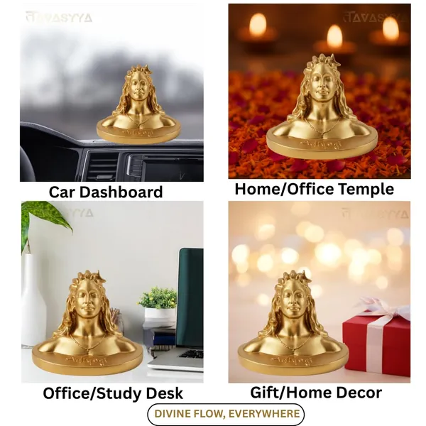 Tavasyya_Adiyogi_Shiva_Idol_Statue_�_Yogeshwar_Mahadev_Bust_in_Premium_Golden_Finish_|_Shiv_Murti_for_Home_Temple,_Meditation_Room_&_Office_Decor_|_Spiritual_Gift_Showpiece_(4.72_Inch)
