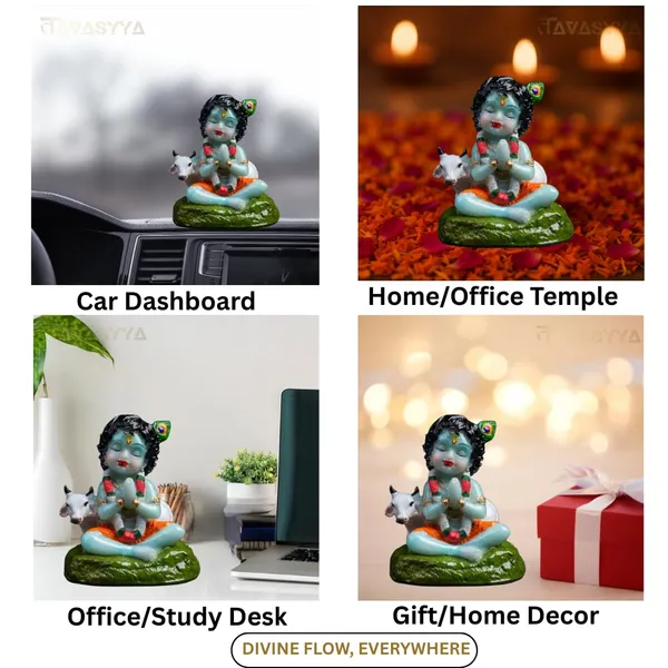Tavasyya_Bal_Krishna_Idol_with_Gau_MATA_|_Yashoda_Nandan_Gopala_Bal_Swaroop_Murti_in_Glossy_Finish_|_Laddu_Gopal_Statue_for_Home_Temple,_Office_Temple,_Car_Dashboard,_Kids_Room_&_Spiritual_Gifting