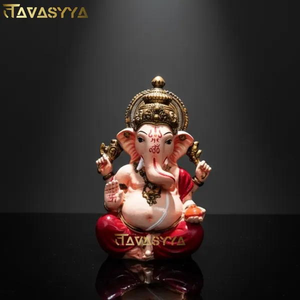 Tavasyya_Lord_Ganesh_Murti_for_Car_Dashboard,_Home_Temple_&_Office_Desk_|_Vighnharta_Ganpati_Idol_|_Fine_Finish_Handcrafted_Gajanan_|_Decorative_Showpiece_for_Pooja_Room,_Study_Table_&_Gifting