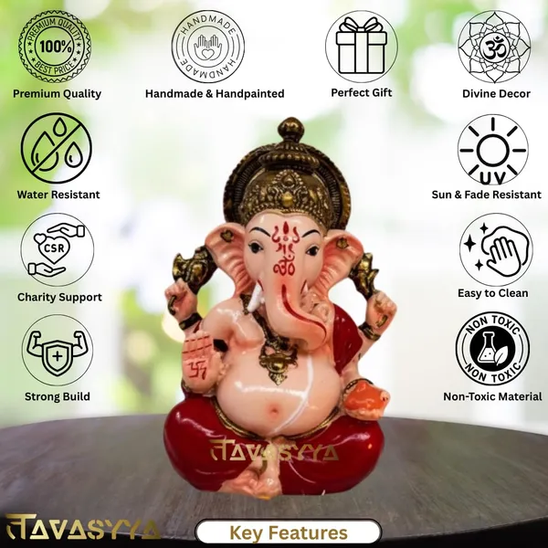 Tavasyya_Lord_Ganesh_Murti_for_Car_Dashboard,_Home_Temple_&_Office_Desk_|_Vighnharta_Ganpati_Idol_|_Fine_Finish_Handcrafted_Gajanan_|_Decorative_Showpiece_for_Pooja_Room,_Study_Table_&_Gifting