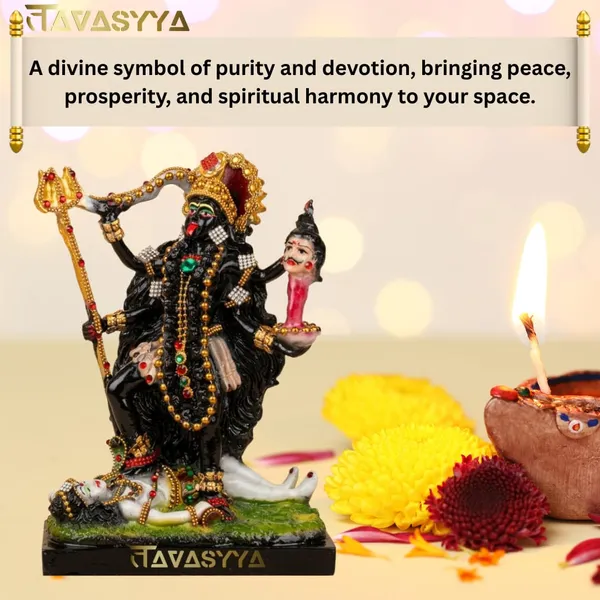 Tavasyya_Goddess_Kali_MATA_Idol_(8.85_Inch)_|_Kali_Maa_Murti_|_Mahakali_Statue_for_Home_Temple,_Pooja_Room_&_Office_Mandir_|_Maa_Kali_Religious_Idol_for_Spiritual_Decor_&_Gifting