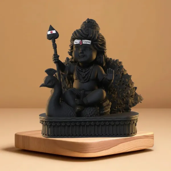 Matte_Black_Lord_Murugan_Idol_Home_Temple_And_Office_Desk_For_Pooja_Room_Spiritual_Decor_&_Gifting