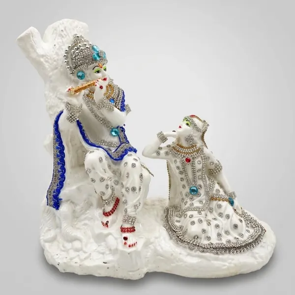 Tavasyya_Radha_Krishna_Marble_Idol_8.46_Inch_�_Snow_White_Radha_Krishn_Murti_Playing_Flute_Under_Tree_with_Jarkan_Stone_Work_|_Decorative_Statue_for_Home_Temple,_Living_Room_&_Pooja_D�cor