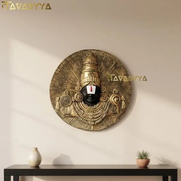 Tavasyya_Tirupati_Balaji_3D_Relief_Wall_Hanging_|_Venkateswara_Wall_Mural_Sculpture_for_Home_Decor,_Living_Room,_Pooja_Room,_Office_&_Hotels_|_Vishnu_Antique_Spiritual_Wall_Art,_Vastu_Decorative_Panel