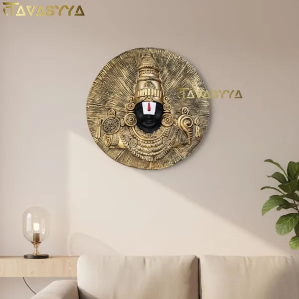 Tavasyya_Tirupati_Balaji_3D_Relief_Wall_Hanging_|_Venkateswara_Wall_Mural_Sculpture_for_Home_Decor,_Living_Room,_Pooja_Room,_Office_&_Hotels_|_Vishnu_Antique_Spiritual_Wall_Art,_Vastu_Decorative_Panel