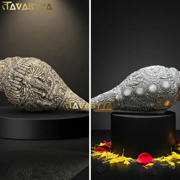 Tavasyya_Silver_Finish_Dashavtar_Vishnu_Shankh_|_Traditional_Narayan_Conch_for_Pooja,_Vastu,_Energy_Balance_&_Home_Temple_|_Spiritual_Showpiece_for_Home_Decor,_Office,_Mandir_&_Gifting_(10.2_Inch)
