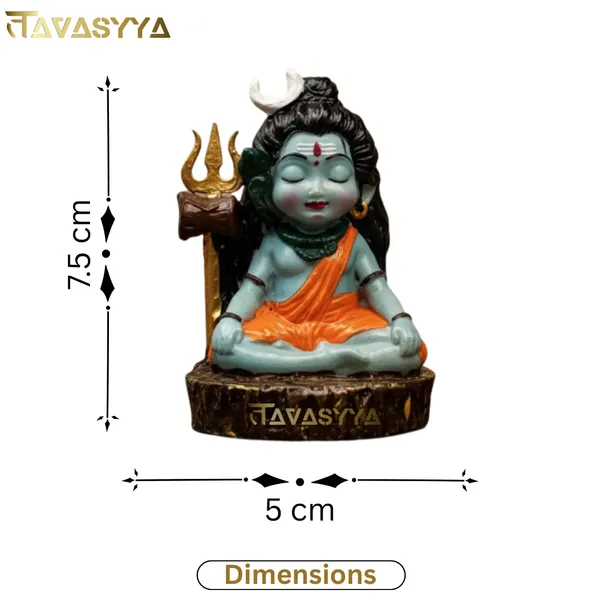 Tavasyya_Bal_Shiv_Murti_in_Sky_Blue_Glossy_Tone_|_Batuk_Bhairav_|_Cute_Baby_Shiva_Idol_for_Car_Dashboard,_Home_Decor,_Home_Temple,_Office_Table_&_Study_Decor_|_Spiritual_Gift_Showpiece