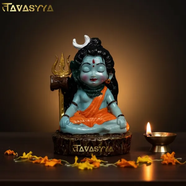 Tavasyya_Bal_Shiv_Murti_in_Sky_Blue_Glossy_Tone_|_Batuk_Bhairav_|_Cute_Baby_Shiva_Idol_for_Car_Dashboard,_Home_Decor,_Home_Temple,_Office_Table_&_Study_Decor_|_Spiritual_Gift_Showpiece