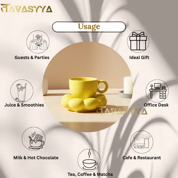 Lemon_Glaze_Yellow_Handmade_Sunflower_Ceramic_Cup_With_Saucer_Ideal_For_Coffee_Tea_And_Gifting