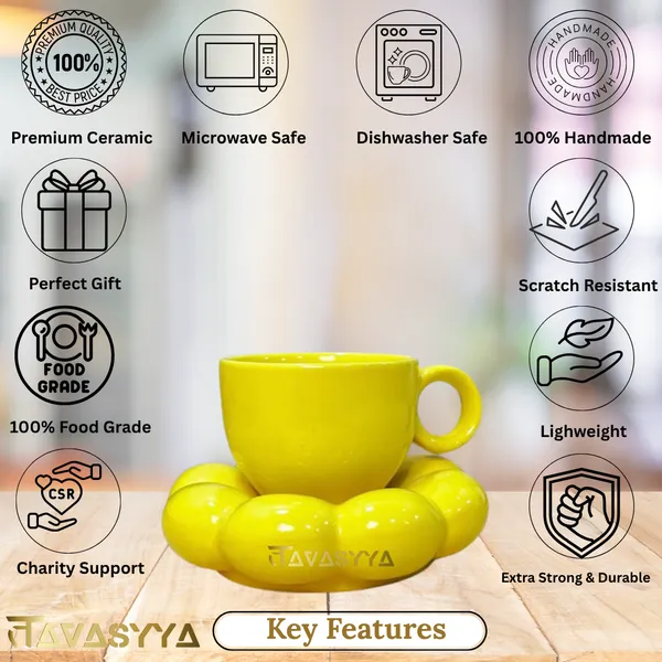 Lemon_Glaze_Yellow_Handmade_Sunflower_Ceramic_Cup_With_Saucer_Ideal_For_Coffee_Tea_And_Gifting