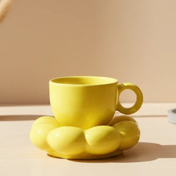 Lemon_Glaze_Yellow_Handmade_Sunflower_Ceramic_Cup_With_Saucer_Ideal_For_Coffee_Tea_And_Gifting