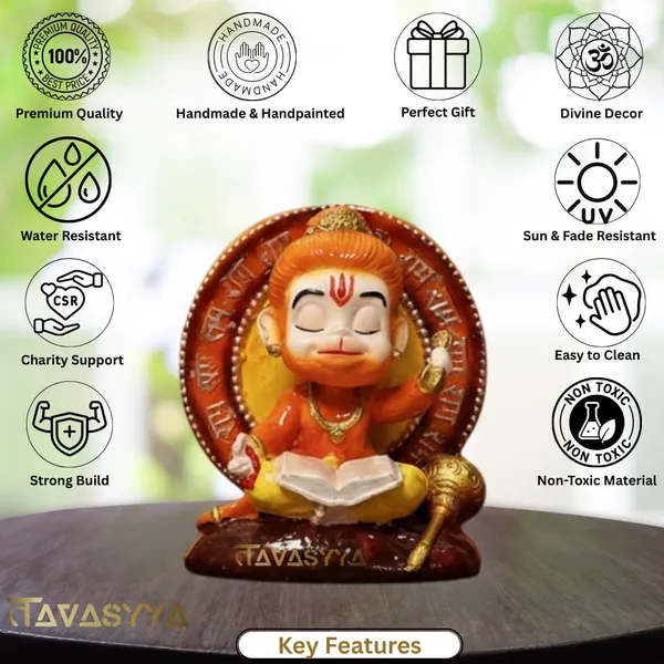 Saffron_Orange_&_Golden_Yellow_Premium_Hanuman_Ji_Murti_With_Nano_Coating_For_Car_Dashboard_Home_&_Temple