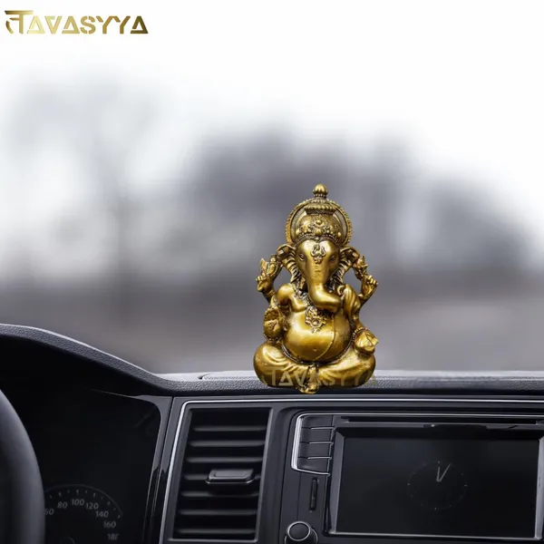 Antique_Gold_With_Subtle_Black_Patina_Suvarna_Gajanana_Ganesha_Idol_For_Car_Dashboard_Home_Temple_&_Office_Desk_Small_Ganpati_Murti_Antique_Gold_Ganesh_Idol_For_Pooja_Room
