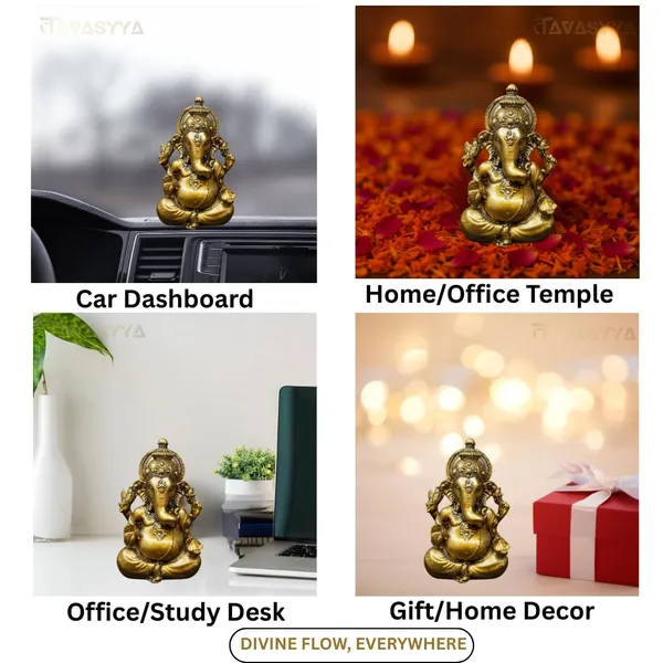 Antique_Gold_With_Subtle_Black_Patina_Suvarna_Gajanana_Ganesha_Idol_For_Car_Dashboard_Home_Temple_&_Office_Desk_Small_Ganpati_Murti_Antique_Gold_Ganesh_Idol_For_Pooja_Room