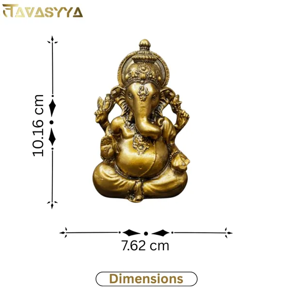 Antique_Gold_With_Subtle_Black_Patina_Suvarna_Gajanana_Ganesha_Idol_For_Car_Dashboard_Home_Temple_&_Office_Desk_Small_Ganpati_Murti_Antique_Gold_Ganesh_Idol_For_Pooja_Room