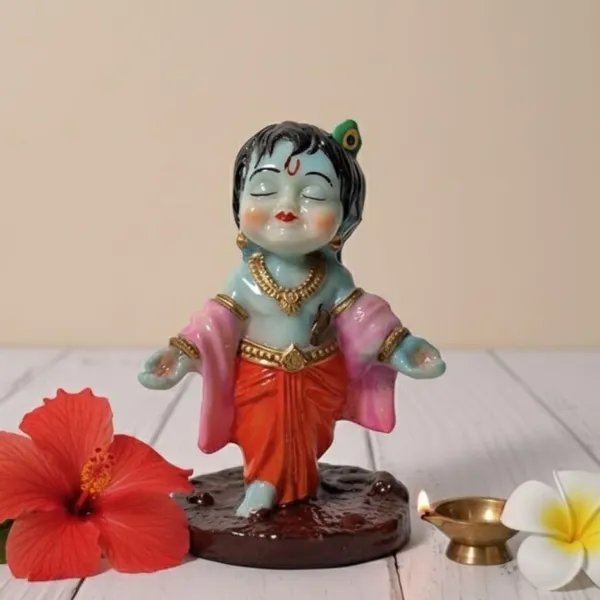 Peacock_Blue_With_Crimson_Red_Drapes_Nandalala_Bal_Krishna_Idol