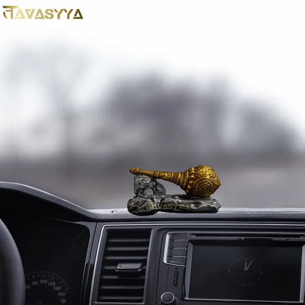 Antique_Gold_With_Stone_Grey_Base_Hanuman_Ji_Gada_Bajrang_Bali_Decorative_For_Car_Dashboard_Pooja_Room_Office_Desk_&_Spiritual_Gifting_35_X_16_Inch