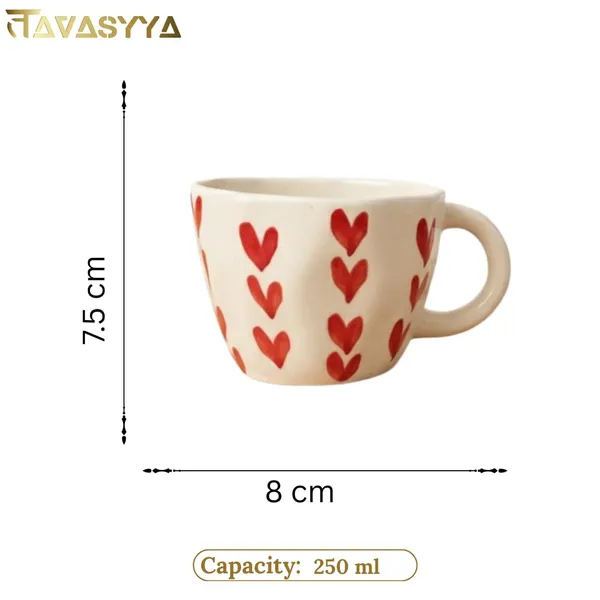 Beige_&_Red_Red_Heart_Ceramic_Cup_And_Saucer_Set_Hand_Painted_Ceramic_250_Ml_Microwave_&_Dishwasher_Safe