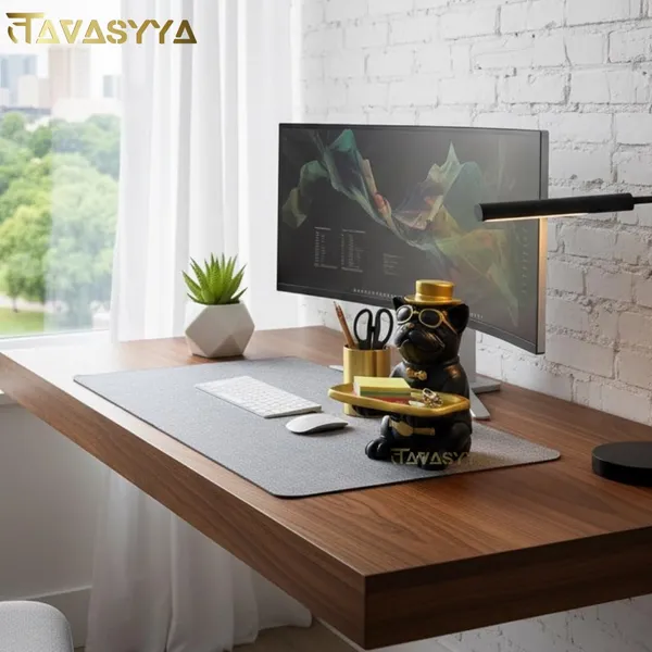 Matte_Black_With_Metallic_Gold_Accents_Cool_Dog_Showpiece_With_Tray