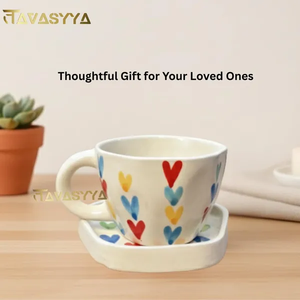 Beige_&_Multi-Color_Hearts_Multicolor_Heart_Ceramic_Cup_And_Saucer_Set_Hand_Painted_Ceramic_250_Ml_Microwave_&_Dishwasher_Safe