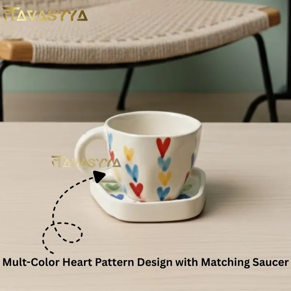 Beige_&_Multi-Color_Hearts_Multicolor_Heart_Ceramic_Cup_And_Saucer_Set_Hand_Painted_Ceramic_250_Ml_Microwave_&_Dishwasher_Safe