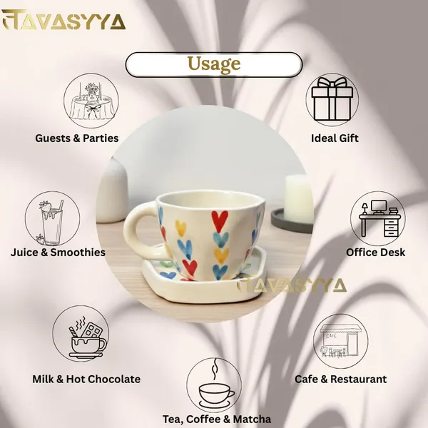 Beige_&_Multi-Color_Hearts_Multicolor_Heart_Ceramic_Cup_And_Saucer_Set_Hand_Painted_Ceramic_250_Ml_Microwave_&_Dishwasher_Safe