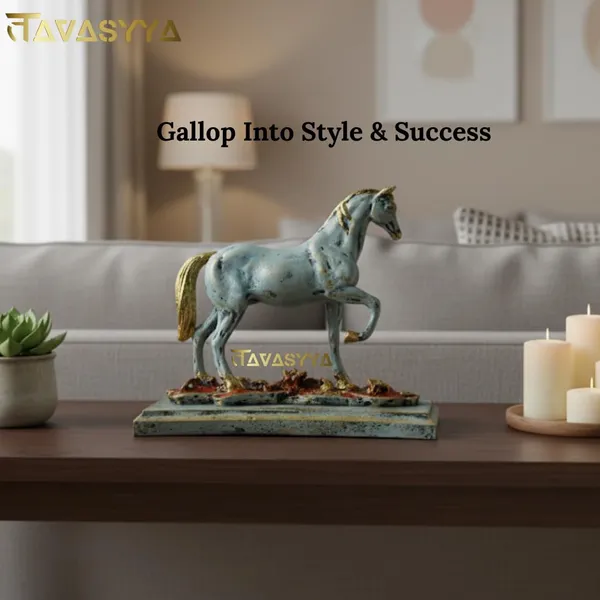 Celestial_Blue_With_Metallic_Gold_Horse_Showpiece_For_Home_&_Office_Decor
