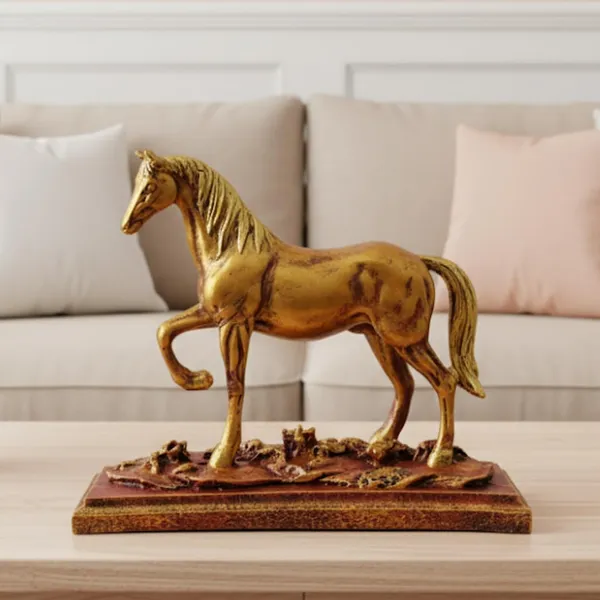 Metallic_Gold_And_Rustic_Red_Horse_Showpiece_For_Home_&_Office_Decor