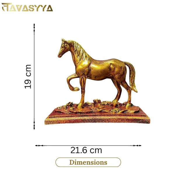 Metallic_Gold_And_Rustic_Red_Horse_Showpiece_For_Home_&_Office_Decor