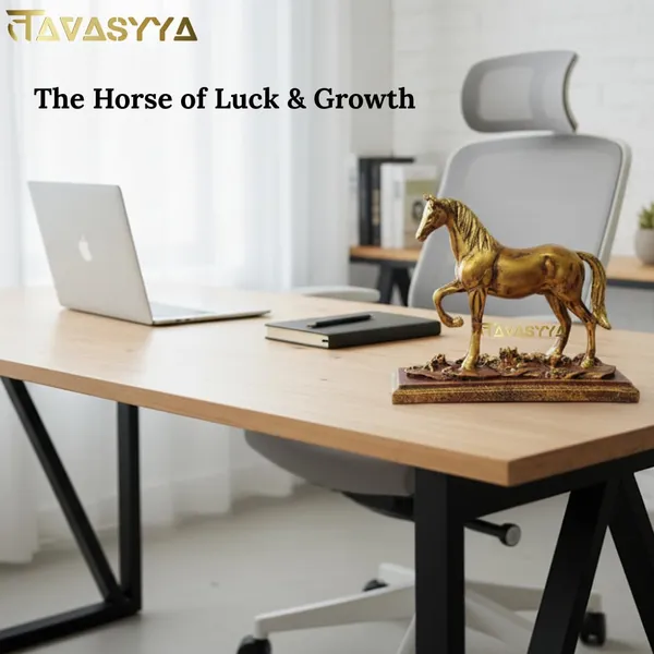 Metallic_Gold_And_Rustic_Red_Horse_Showpiece_For_Home_&_Office_Decor