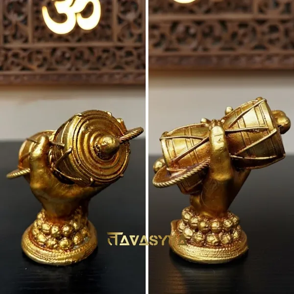 Antique_Golden_Shiva_Damru_Idol_For_Home_Decor