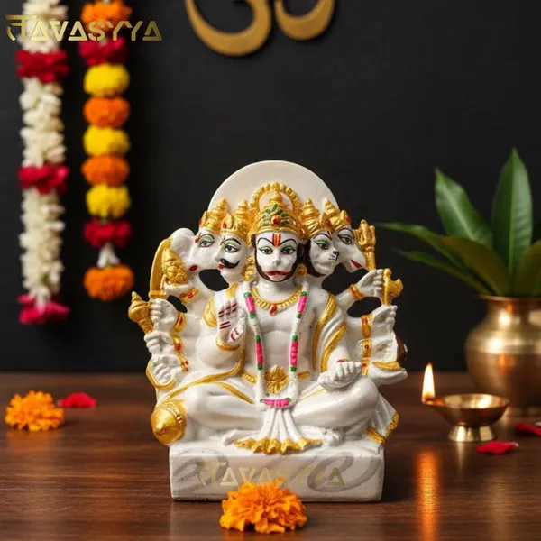 Pearl_White_Panchmukhi_Hanuman_Idol_Five-Faced_Hanuman_Ji_Statue_For_Home_Temple_Pooja_Room_&_Office_Handcrafted_Bajrangbali_Murti_Spiritual_Gift