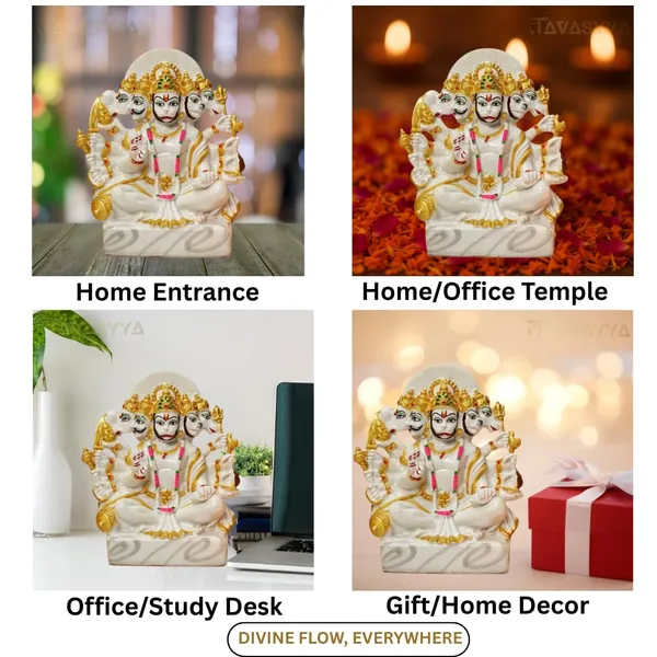 Pearl_White_Panchmukhi_Hanuman_Idol_Five-Faced_Hanuman_Ji_Statue_For_Home_Temple_Pooja_Room_&_Office_Handcrafted_Bajrangbali_Murti_Spiritual_Gift