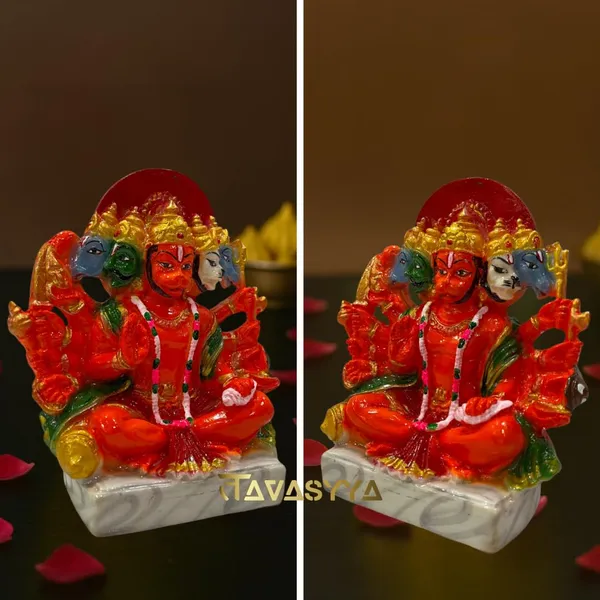 Red_Panchmukhi_Hanuman_Idol_Five-Faced_Hanuman_Ji_Statue_For_Home_Temple_Pooja_Room_&_Office_Handcrafted_Bajrangbali_Murti_Spiritual_Gift