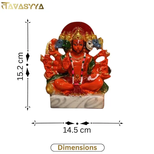 Red_Panchmukhi_Hanuman_Idol_Five-Faced_Hanuman_Ji_Statue_For_Home_Temple_Pooja_Room_&_Office_Handcrafted_Bajrangbali_Murti_Spiritual_Gift