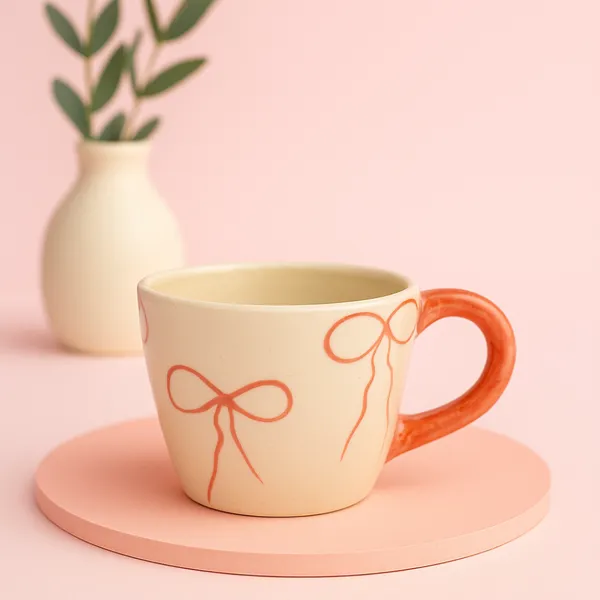 Tavasyya_Set_of_2_Cup,_Handmade_Ceramic_Coffee_Mug_with_Embossed_Bow_Design_�_Cute_Tea_Cup_with_Ergonomic_Handle_|_Perfect_for_Gifting_|_Hot_&_Cold_Beverages_|_Microwave_&_Dishwasher_Safe_|_250_ML