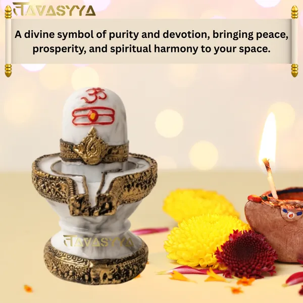 Tavasyya_White_Marble_Shivling_Idol_�_Premium_Mahadev_Shiv_Linga_with_Decorative_Base_|_Lord_Shiva_Murti_for_Home_Temple,_Pooja_Room,_Office_Mandir_&_Spiritual_Decor_(4.72_Inch)
