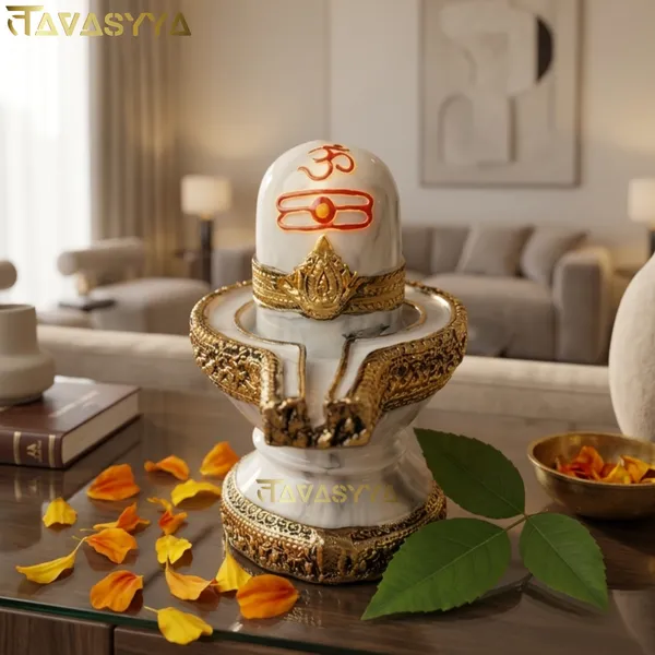 Tavasyya_White_Marble_Shivling_Idol_�_Premium_Mahadev_Shiv_Linga_with_Decorative_Base_|_Lord_Shiva_Murti_for_Home_Temple,_Pooja_Room,_Office_Mandir_&_Spiritual_Decor_(4.72_Inch)