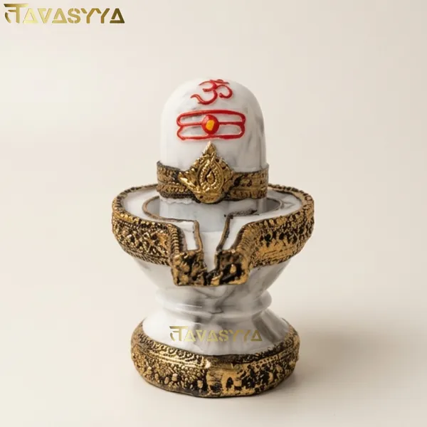 Tavasyya_White_Marble_Shivling_Idol_�_Premium_Mahadev_Shiv_Linga_with_Decorative_Base_|_Lord_Shiva_Murti_for_Home_Temple,_Pooja_Room,_Office_Mandir_&_Spiritual_Decor_(4.72_Inch)