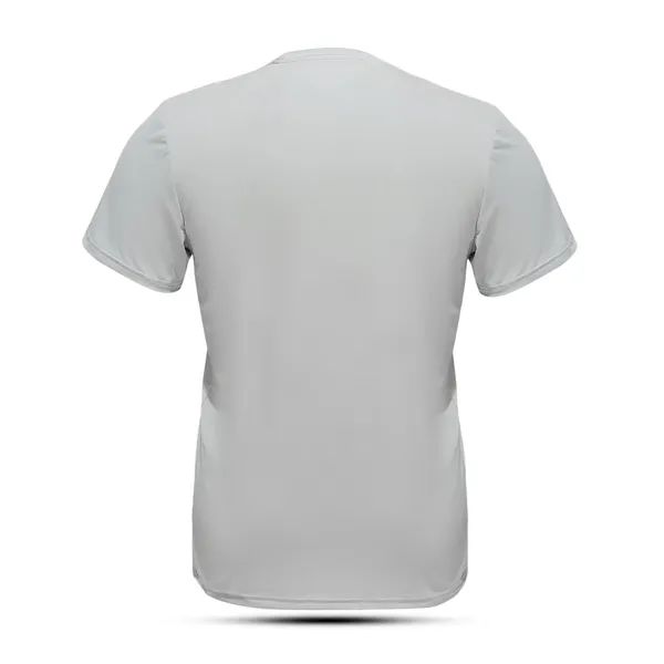 Light_Grey_Nylon_Dry-Fit_T-Shirts_For_Men
