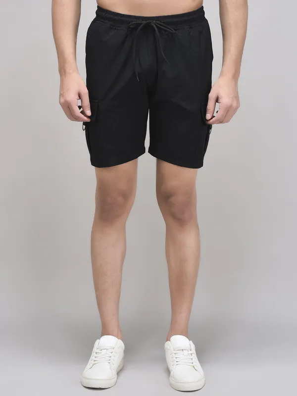 Black_Nexon_Cotton_5-Pocket_Shorts_For_Men