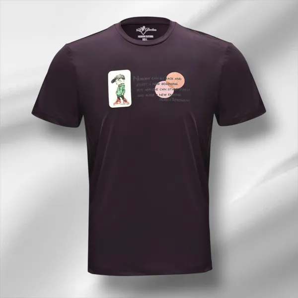 Wine_Nylon_Dry-Fit_T-Shirts_For_Men