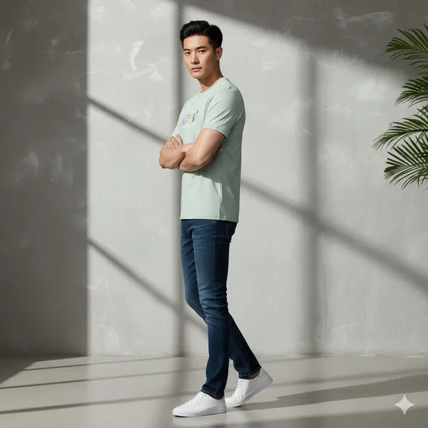 Light_Green_Cotton_Soft_Touch_T-Shirt_With_3D_Printing_And_Hd_Quality_For_Men
