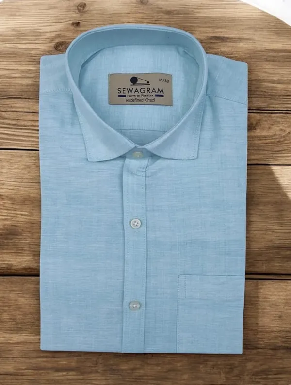 Pista_Khadi_Shirt_|_Handspun_&_Handwoven_100%_Pure_Cotton_Full_Sleeve_Shirt